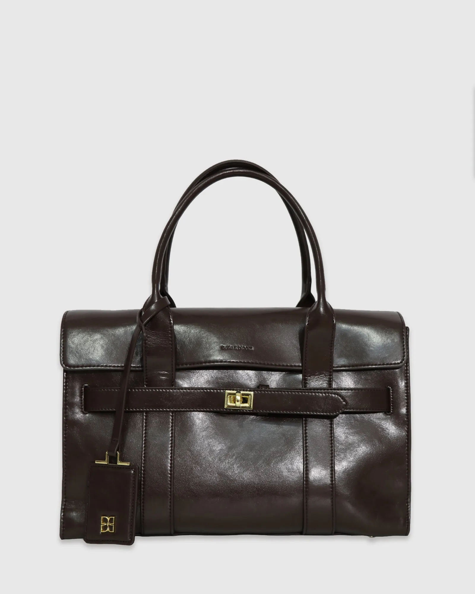 So What Tote Bag - Chocolate sold by Belle & Bloom product image thumbnail 2