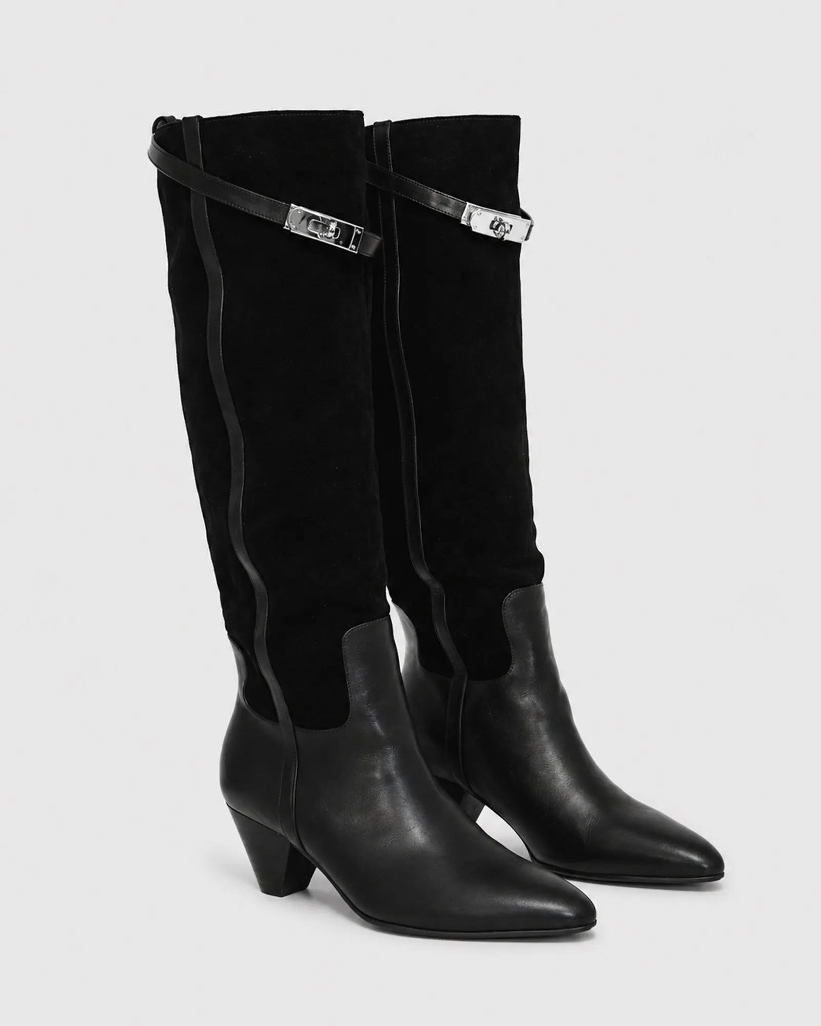 Wild Thing Knee-High Boots - Black sold by Belle & Bloom product image thumbnail 4