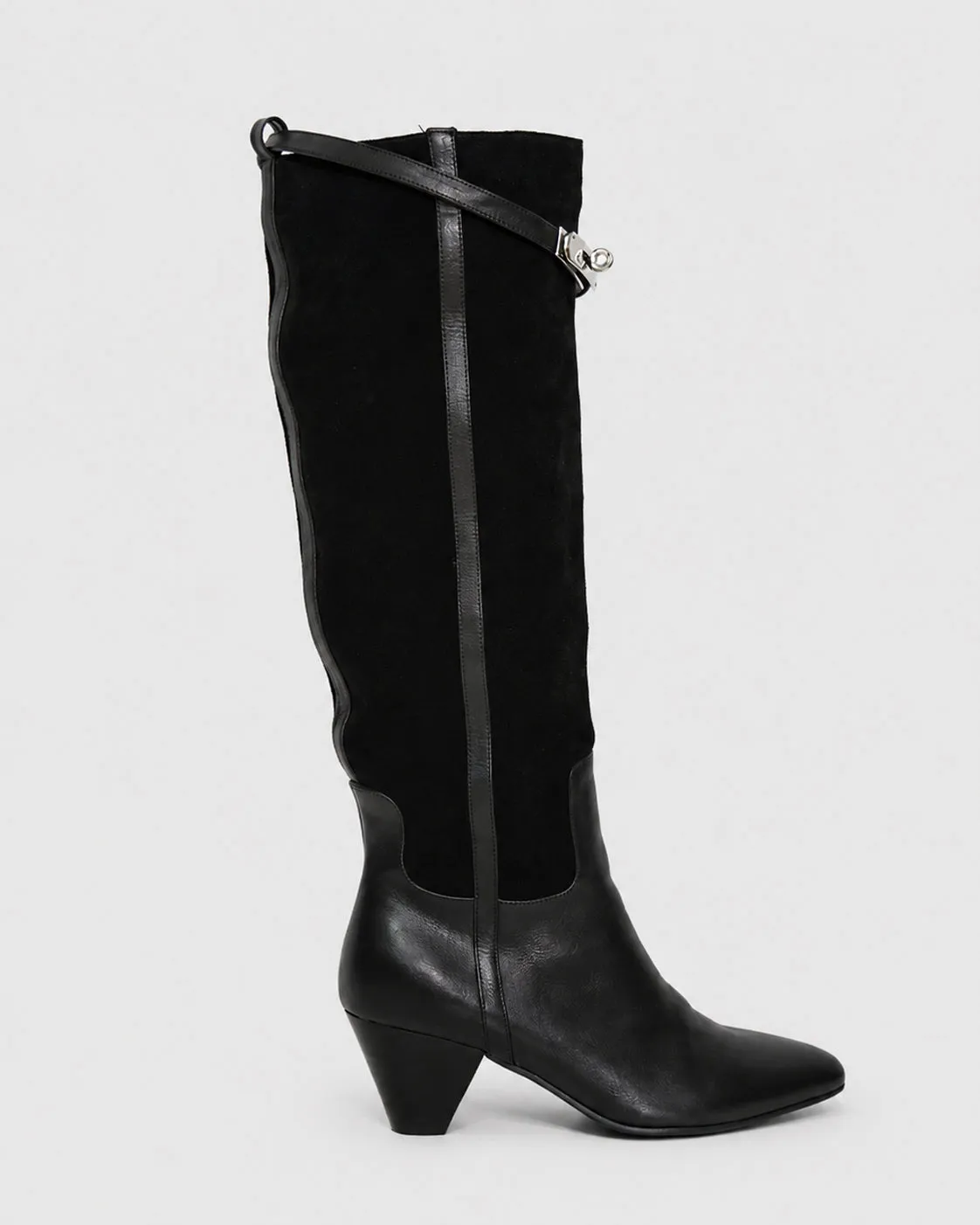 Wild Thing Knee-High Boots - Black sold by Belle & Bloom product image thumbnail 2