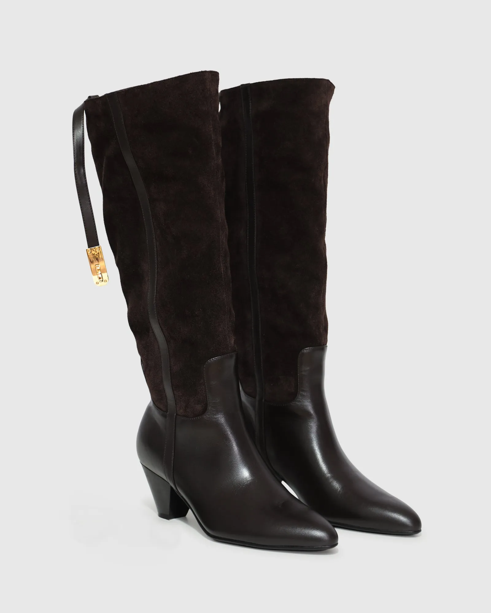 Wild Thing Knee-High Boots - Chocolate sold by Belle & Bloom product image thumbnail 3