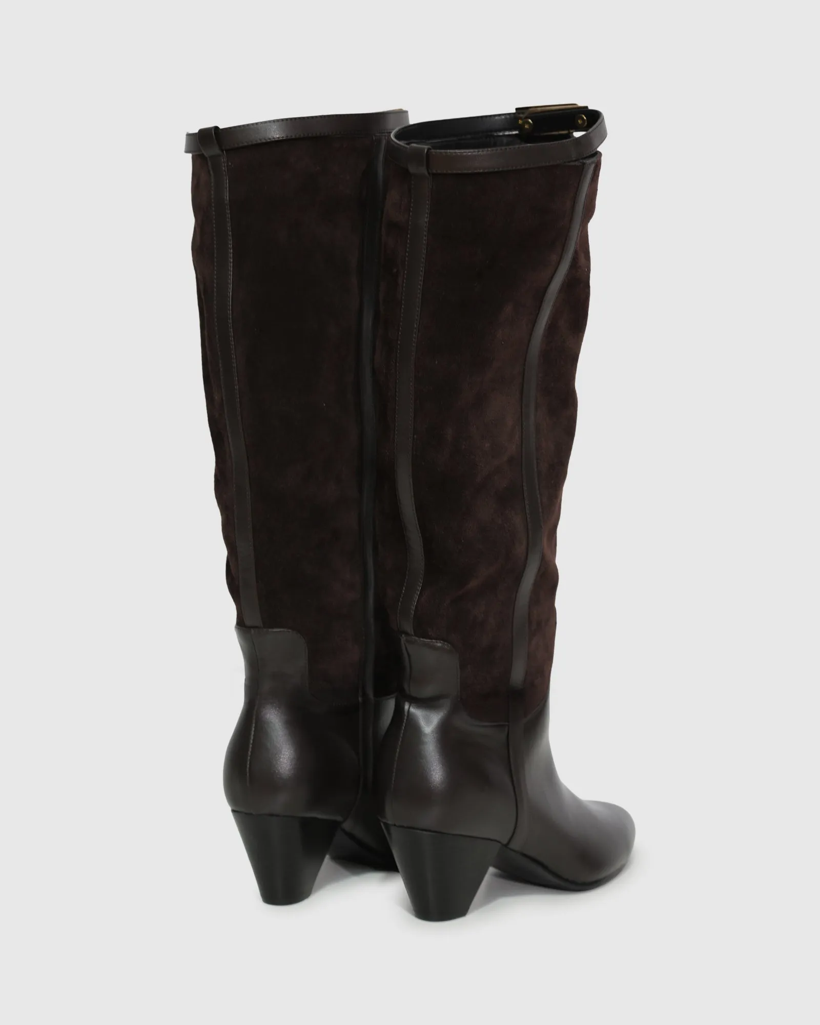 Wild Thing Knee-High Boots - Chocolate sold by Belle & Bloom product image thumbnail 5