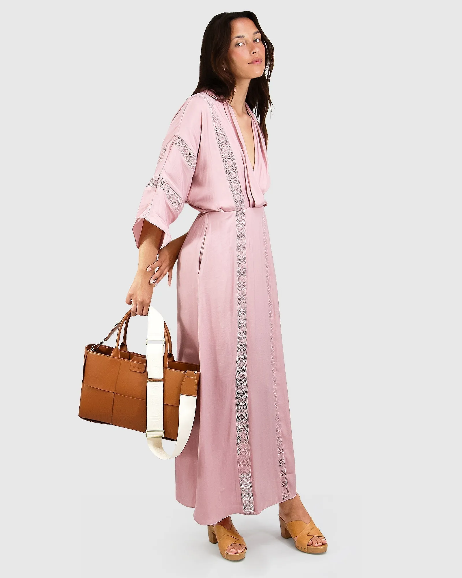 Hideaway Maxi Dress - Wild Orchid sold by Belle & Bloom product image thumbnail 5