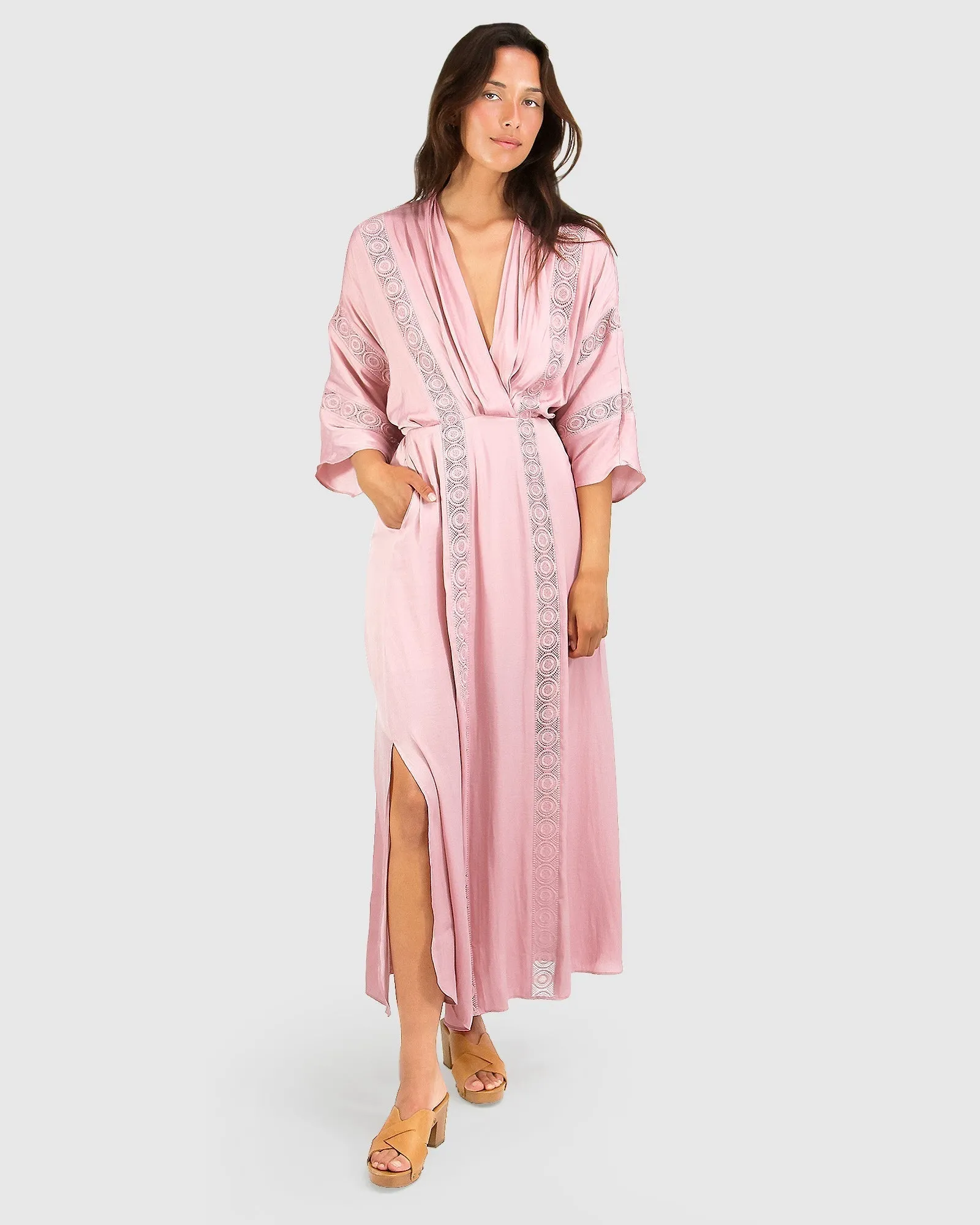 Hideaway Maxi Dress - Wild Orchid sold by Belle & Bloom product image thumbnail 2