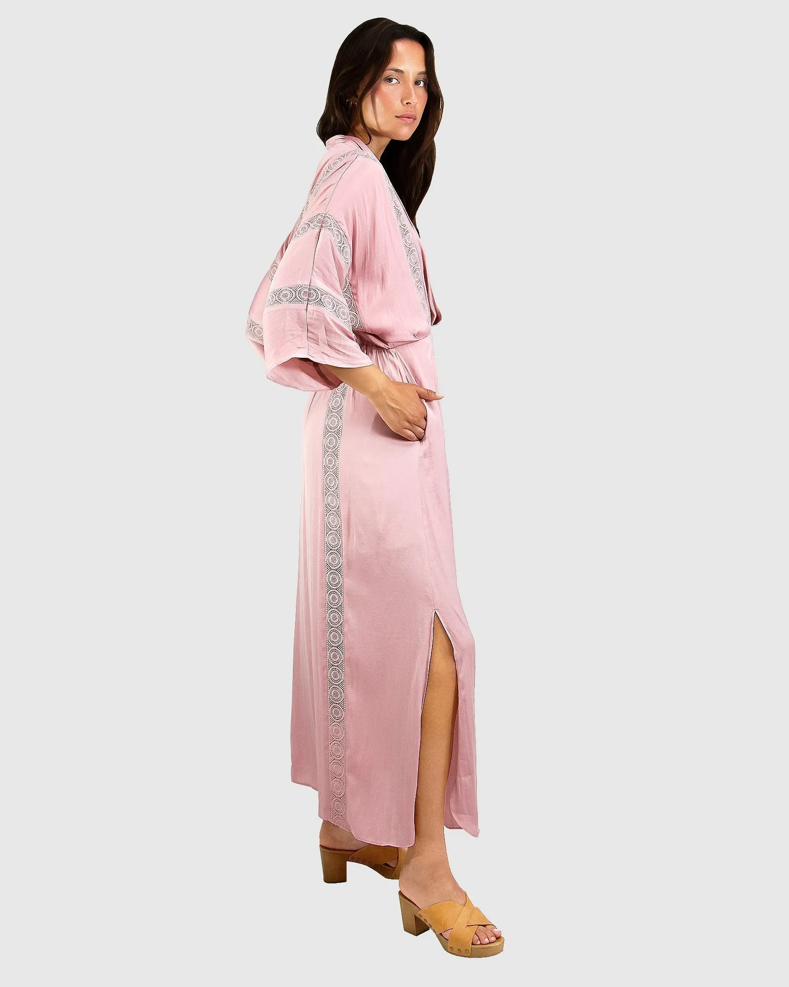 Hideaway Maxi Dress - Wild Orchid sold by Belle & Bloom product image thumbnail 3