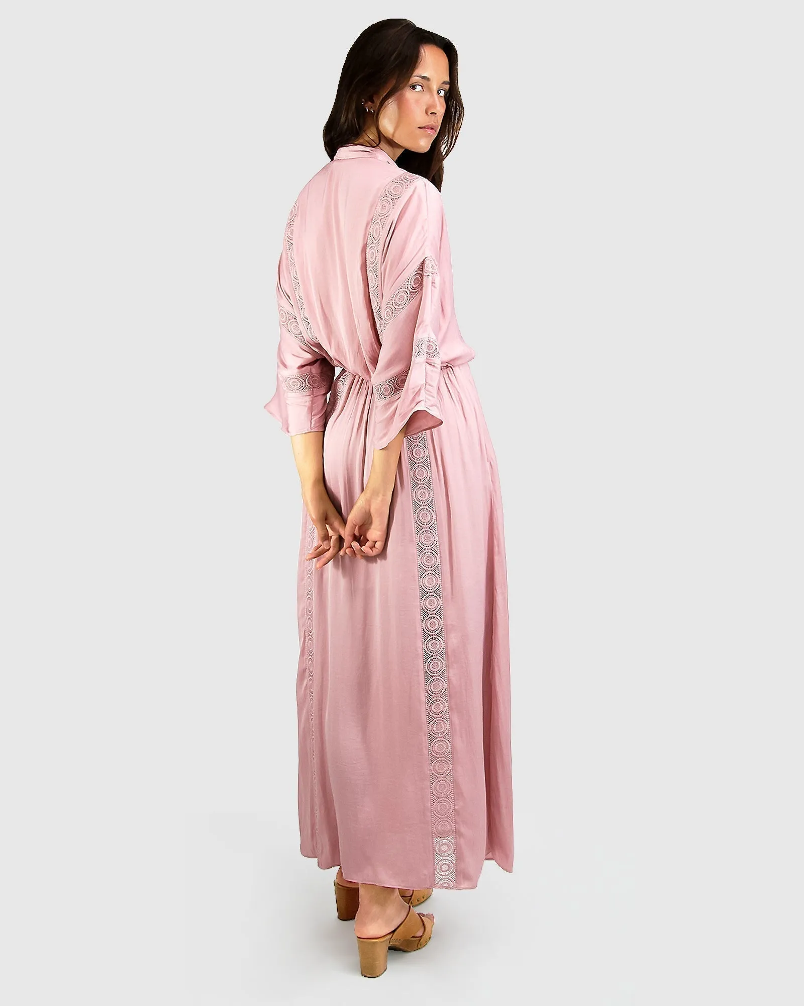 Hideaway Maxi Dress - Wild Orchid sold by Belle & Bloom product image thumbnail 4