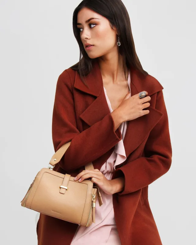Ex-Boyfriend Wool Blend Oversized Jacket - Caramel sold by Belle & Bloom