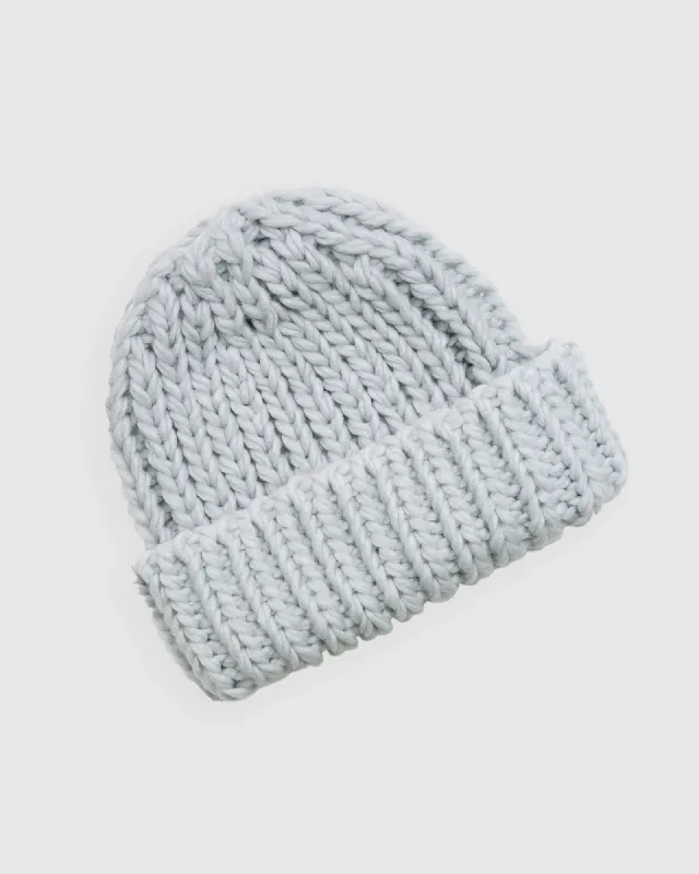 Winter's Kiss Beanie - Light Grey sold by Belle & Bloom