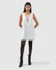 After Party Lace Mini Dress - Off-White sold by Belle & Bloom