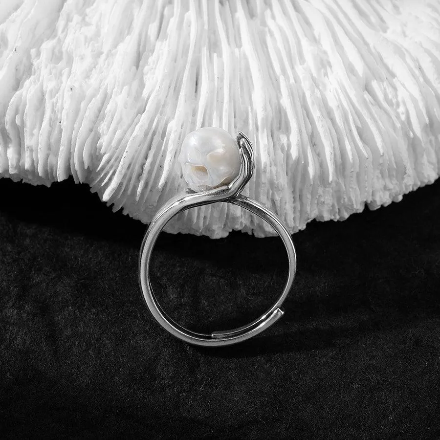 Cranium Pearl In Hand Ring sold by Belle Juri product image thumbnail 5