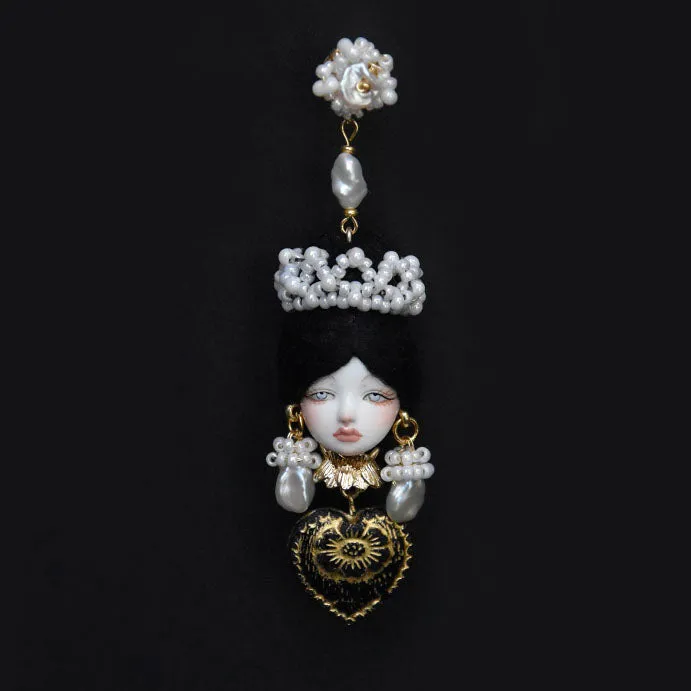 Handcrafted Baroque Style Cosette Doll Earrings sold by Belle Juri product image thumbnail 4