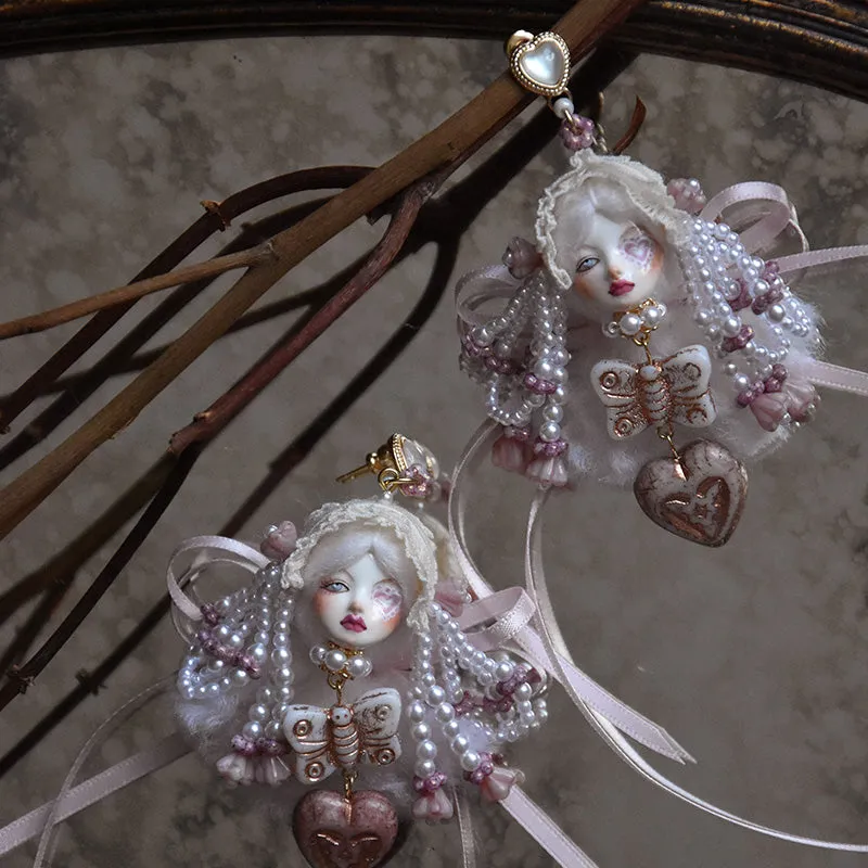 Original Handcrafted Lolita Doll Earrings sold by Belle Juri product image thumbnail 4