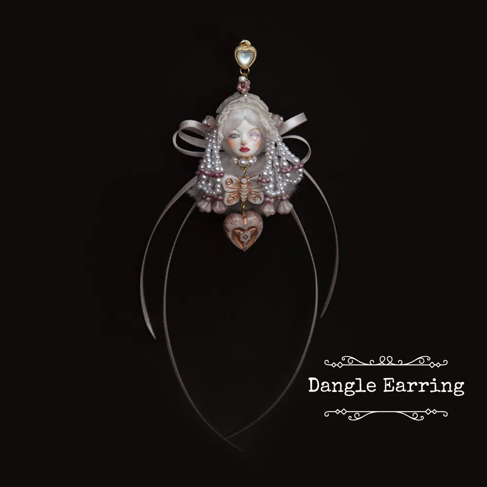 Original Handcrafted Lolita Doll Earrings sold by Belle Juri product image thumbnail 5