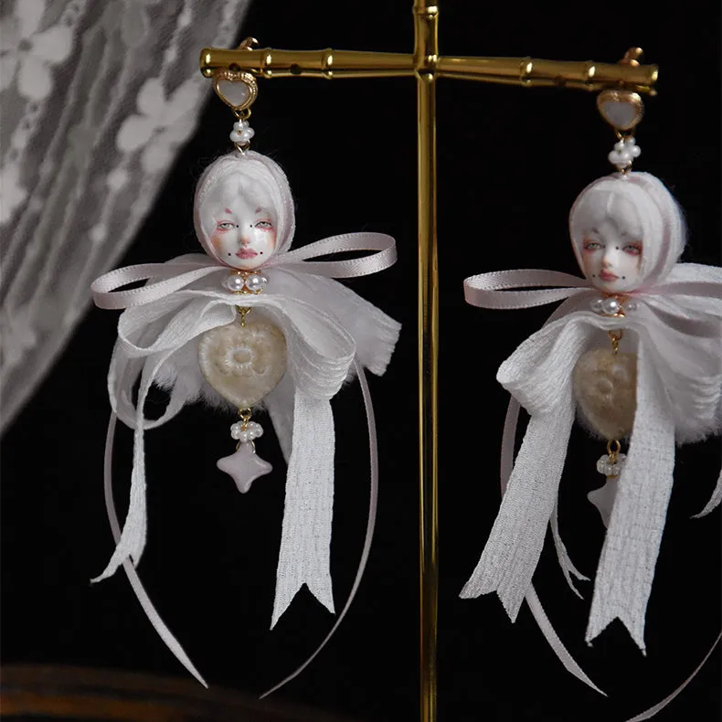 Vintage Lace Alice Doll Earrings sold by Belle Juri product image thumbnail 3