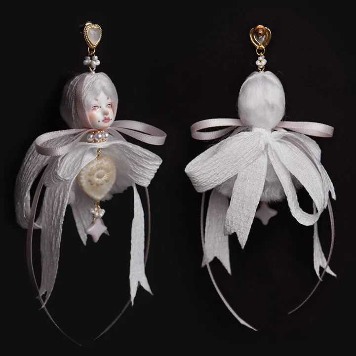 Vintage Lace Alice Doll Earrings sold by Belle Juri product image thumbnail 4