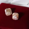 Baroque Square Pearl Earrings sold by Belle Juri
