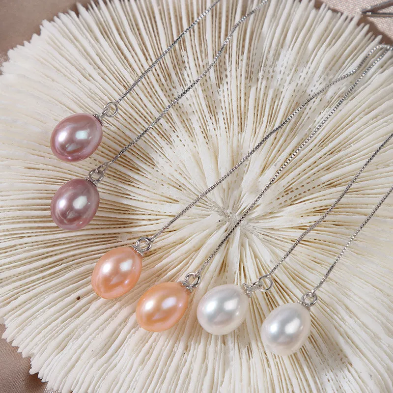 Ethereal Pearl Ear Threader Earrings sold by Belle Juri product image thumbnail 3