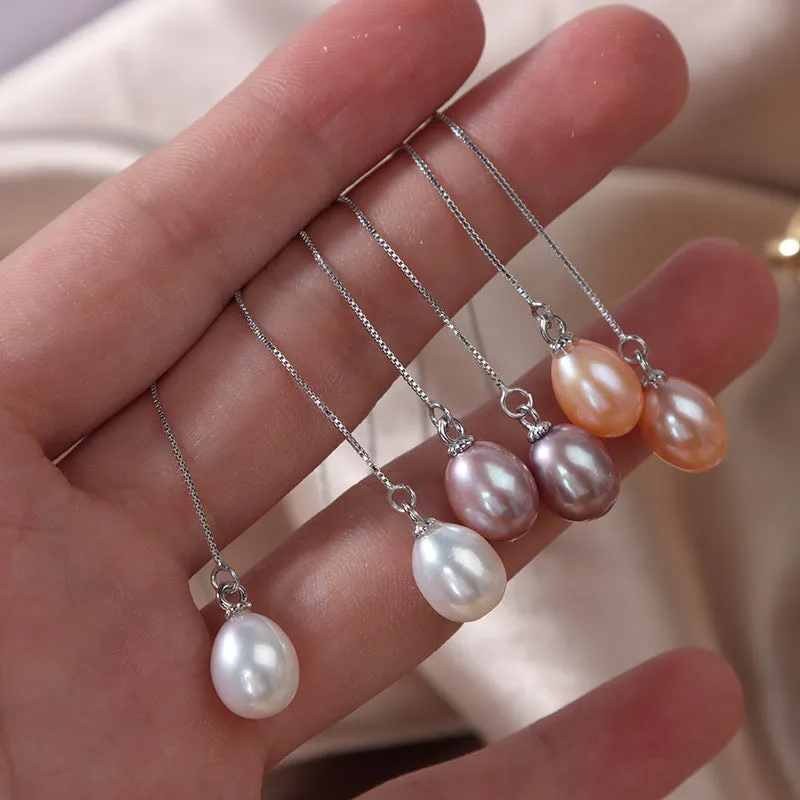 Ethereal Pearl Ear Threader Earrings sold by Belle Juri product image thumbnail 2