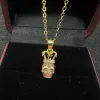 Elegant Pearl Skull Crown Necklace sold by Belle Juri
