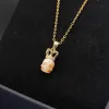Elegant Pearl Skull Crown Necklace sold by Belle Juri