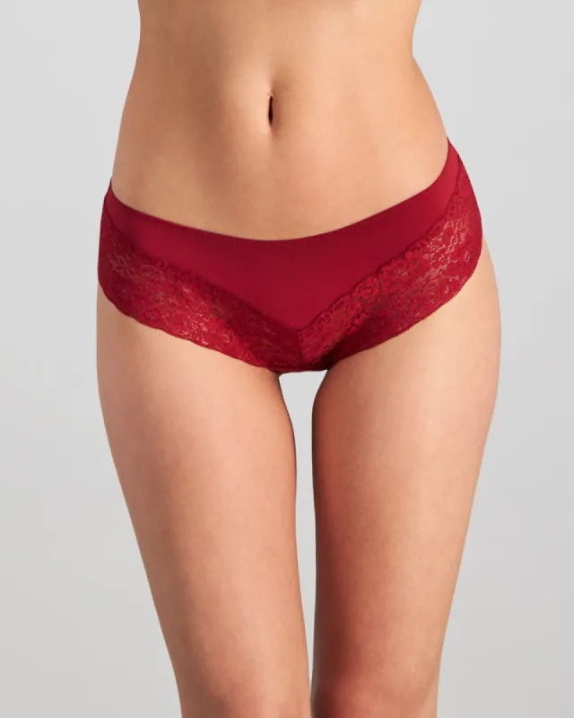 Lace Trim Brazilian Brief sold by Bendon Lingerie