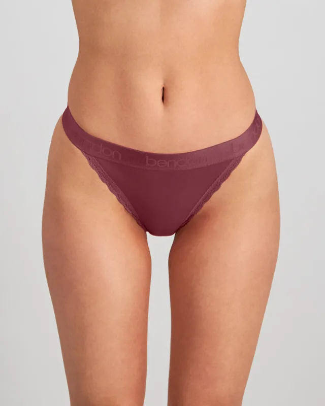 Cotton Logo Tanga sold by Bendon Lingerie