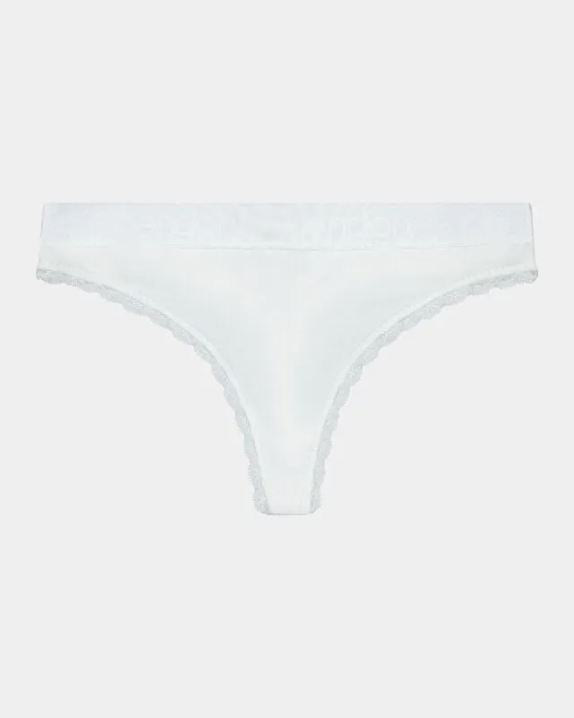 Cotton Logo Thong sold by Bendon Lingerie