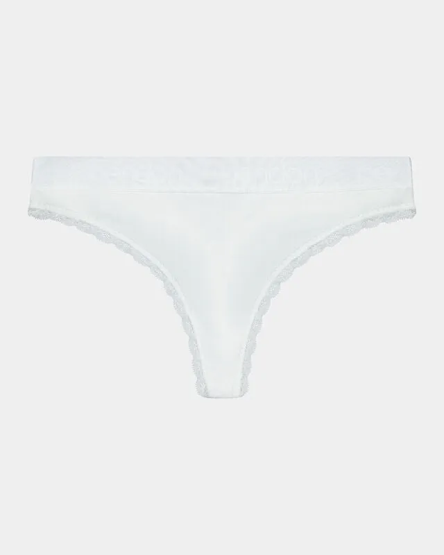 Cotton Logo Thong sold by Bendon Lingerie product image thumbnail 2