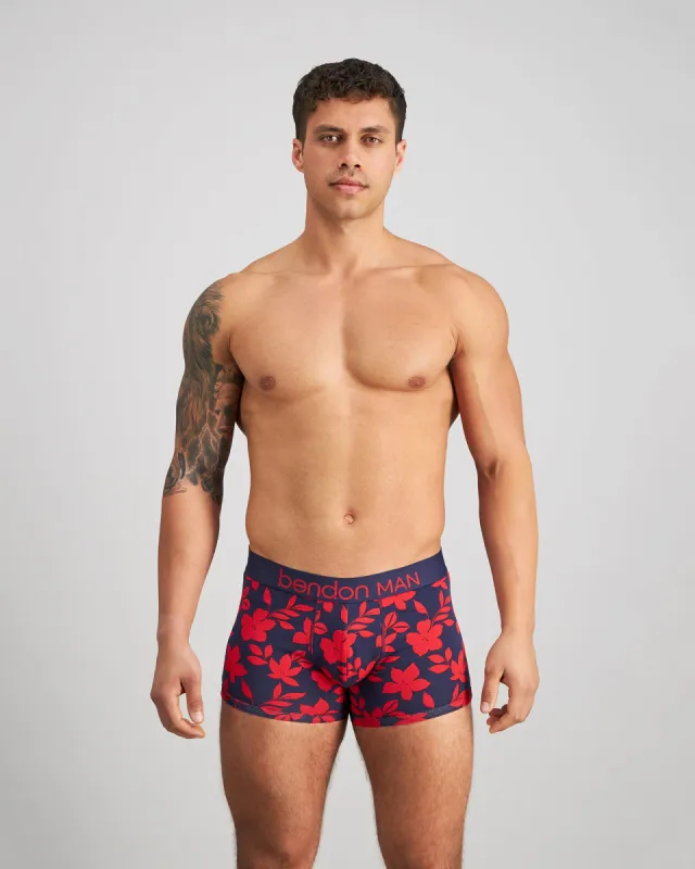 Retros Print Mens Trunk made by Bendon Lingerie