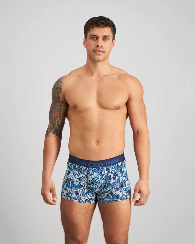 Retros Print Mens Trunk made by Bendon Lingerie