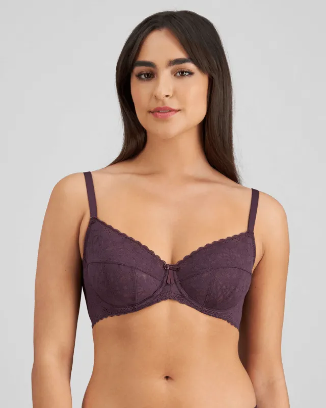 Hazel Full Coverage Underwire Bra sold by Bendon Lingerie