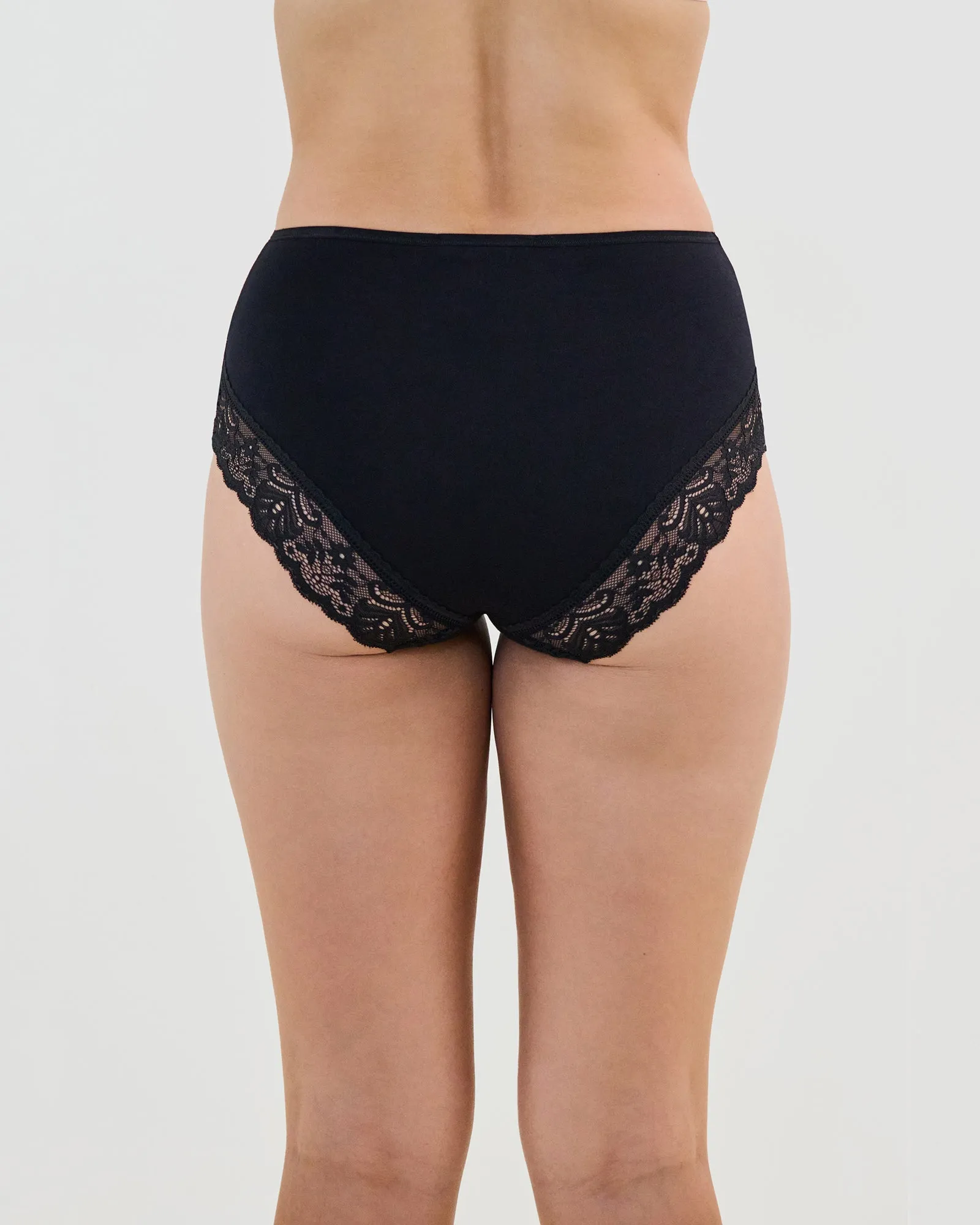 Cotton And Lace Full Brief sold by Bendon Lingerie product image thumbnail 3