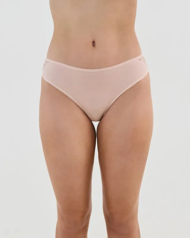 Cotton And Lace Bikini sold by Bendon Lingerie
