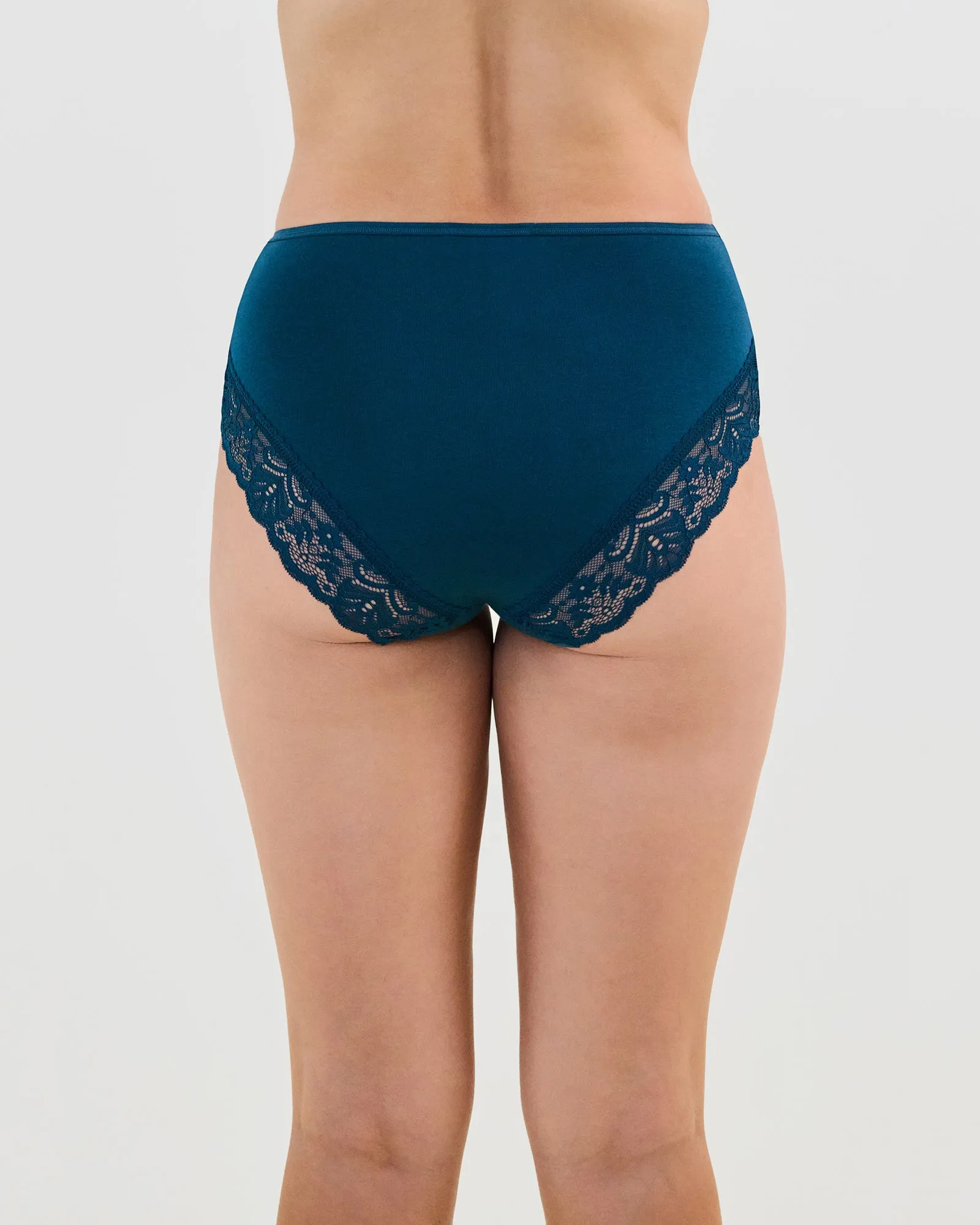 Cotton And Lace Full Brief sold by Bendon Lingerie product image thumbnail 3