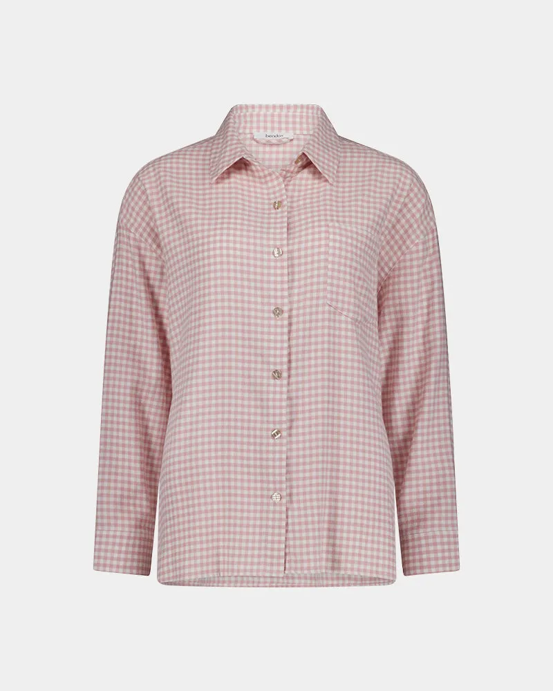 Cosy Flannel Long Sleeve PJ Top sold by Bendon Lingerie product image thumbnail 5