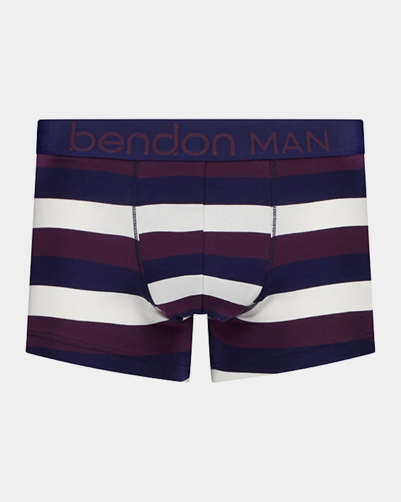 Rugby Stripe Mens Trunk sold by Bendon Lingerie