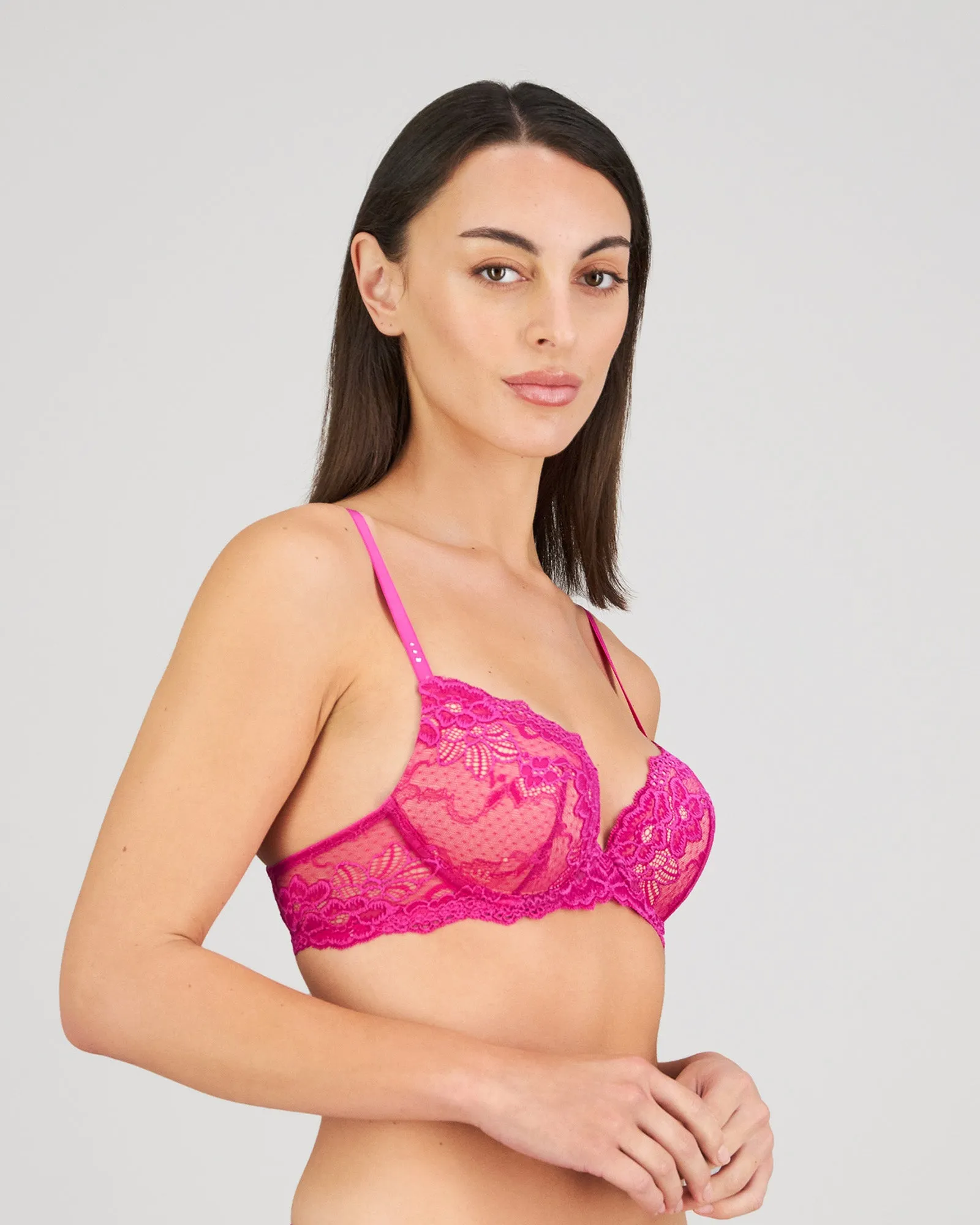 My Fit Lace 200% Boost Push-Up Plunge Bra sold by Bendon Lingerie product image thumbnail 4