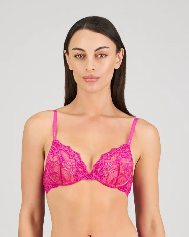 My Fit Lace Push Up Plunge Bra sold by Bendon Lingerie