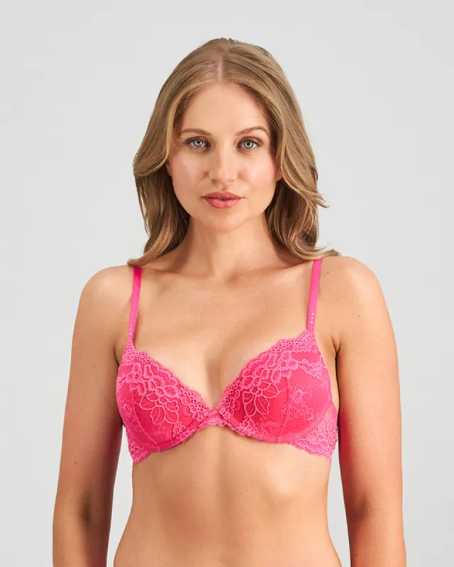 My Fit Lace Push Up Plunge Bra sold by Bendon Lingerie