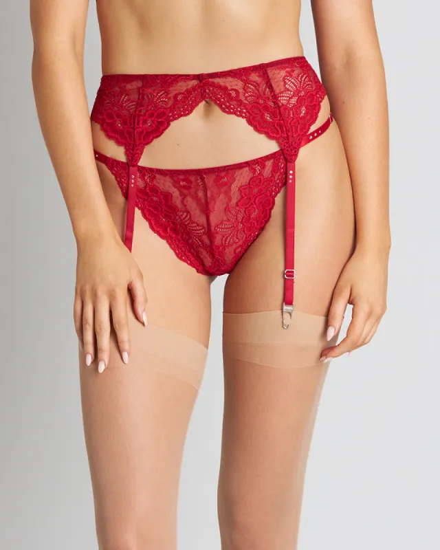 My Fit Lace Suspender Belt sold by Bendon Lingerie