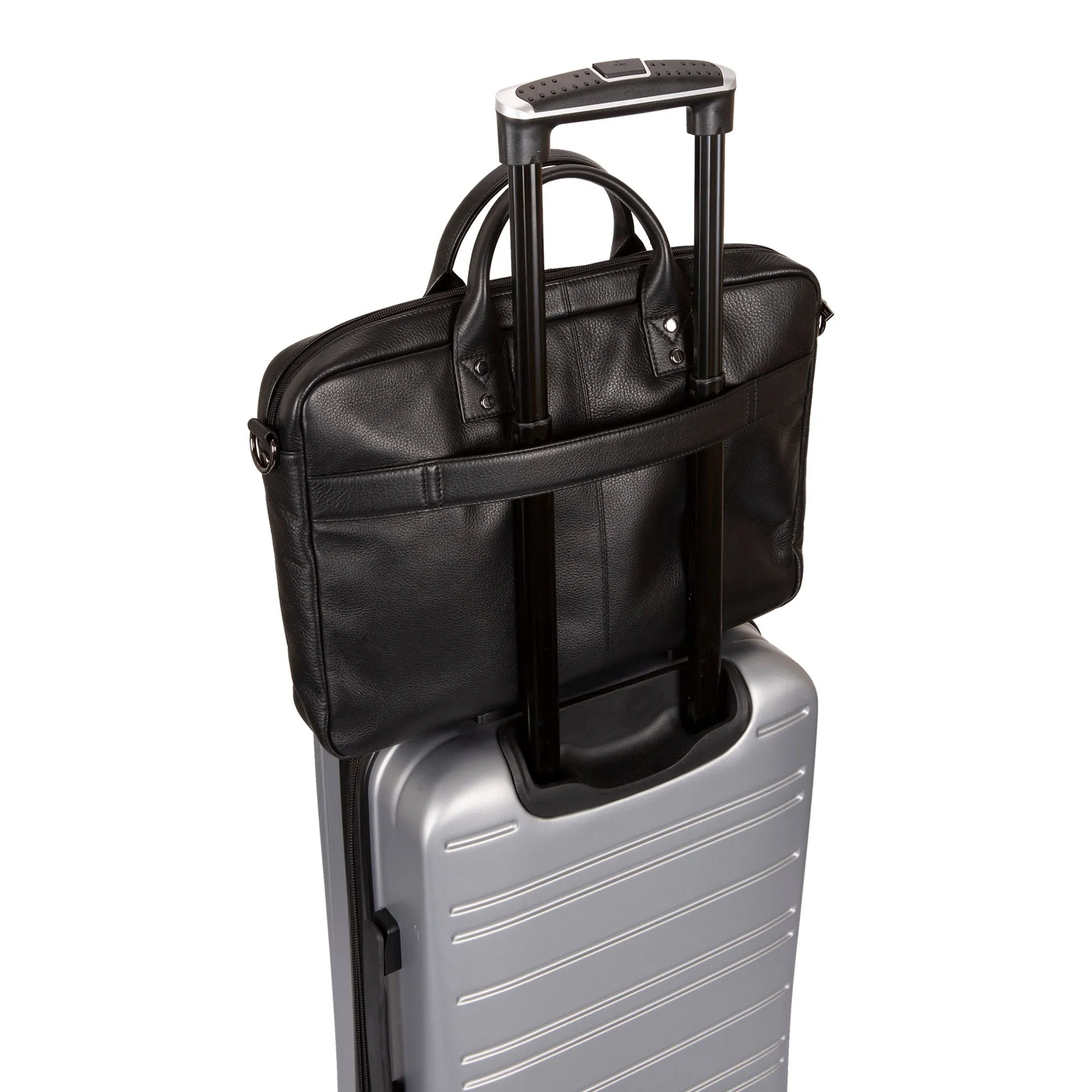 FINAL SALE Colwood 17.3" Laptop Briefcase sold by Bentley Leathers product image thumbnail 4