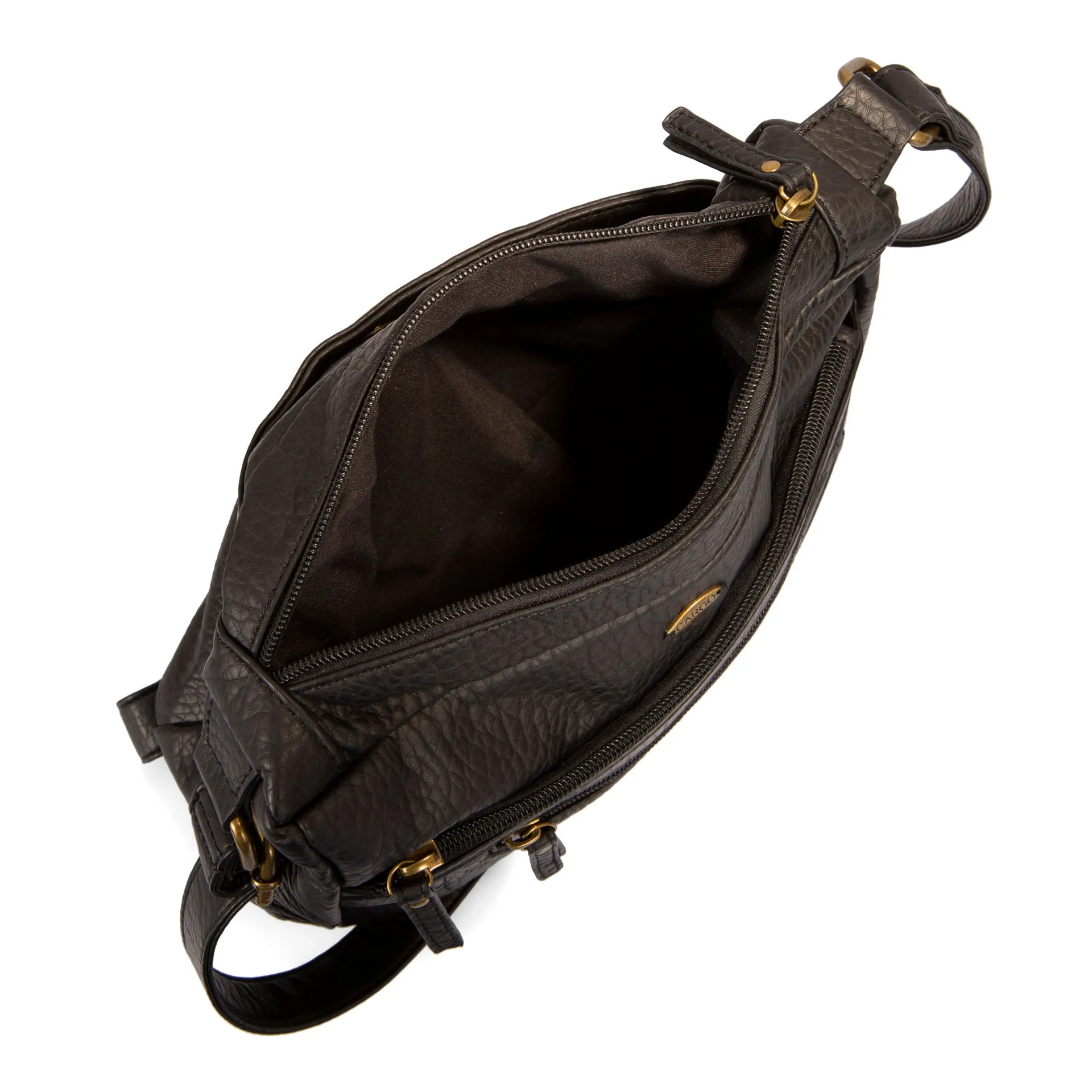 Pebbled E/W Crossbody Bag sold by Bentley Leathers product image thumbnail 4