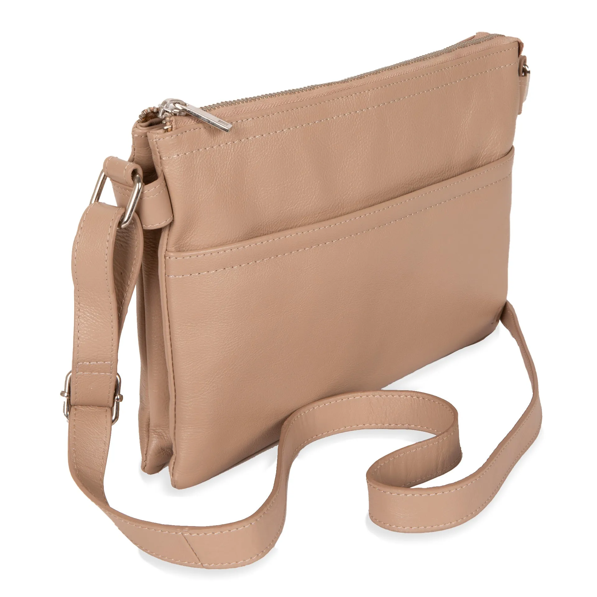 Small Leather RFID Crossbody sold by Bentley Leathers product image thumbnail 5