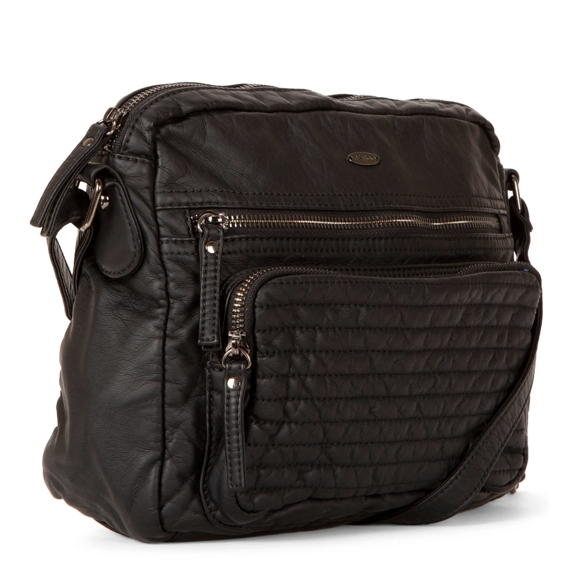 Quilted Crossbody with Front Pouch sold by Bentley Leathers product image thumbnail 2