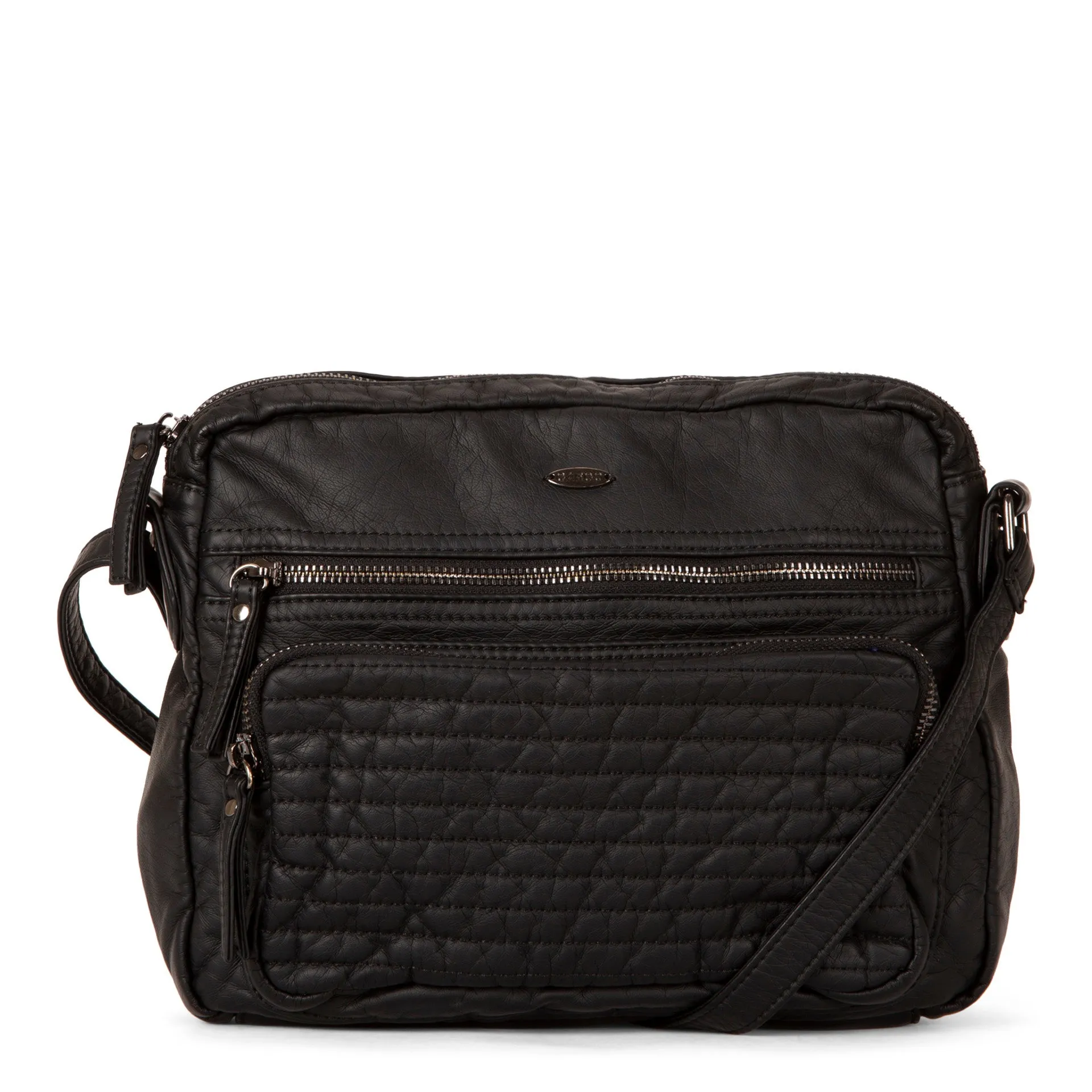 Quilted Crossbody with Front Pouch sold by Bentley Leathers