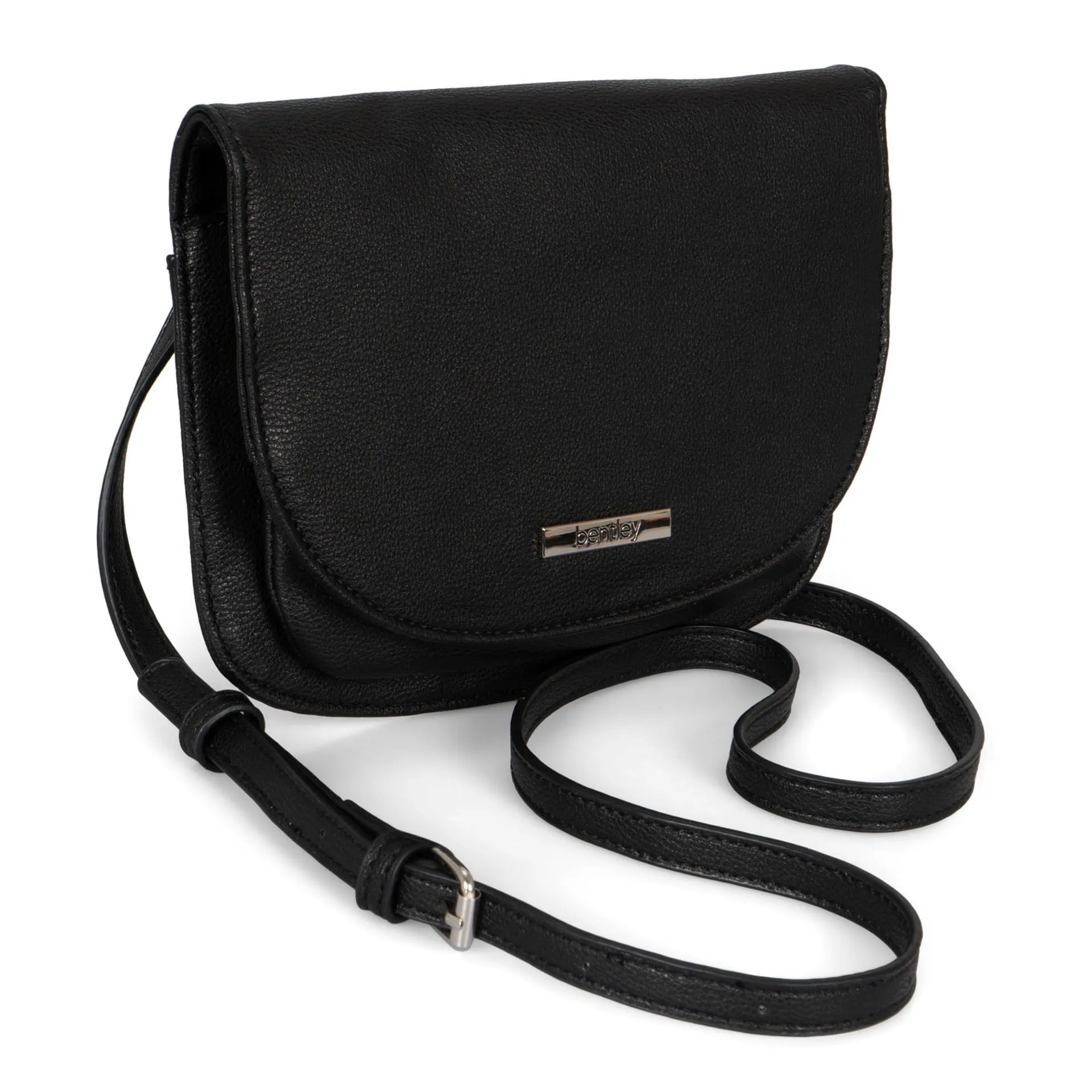 FINAL SALE - Organizer Flat Crossbody Bag With Card Holder sold by Bentley Leathers product image thumbnail 4
