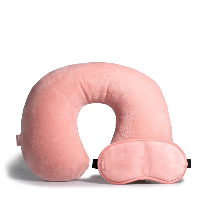 Travel Pillow and Eye Mask with Pouch sold by Bentley Leathers