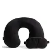 Travel Pillow and Eye Mask with Pouch sold by Bentley Leathers