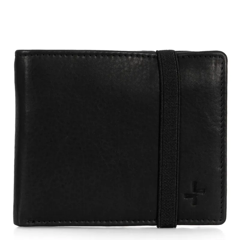 Hudson RFID Bi-Fold Center Wing Wallet sold by Bentley Leathers