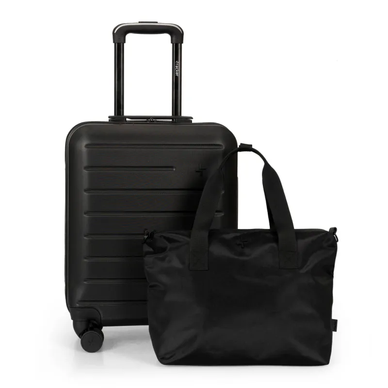 Tracker Uptown Hardside 20.5" Carry-On and Tote Bag Set sold by Bentley Leathers