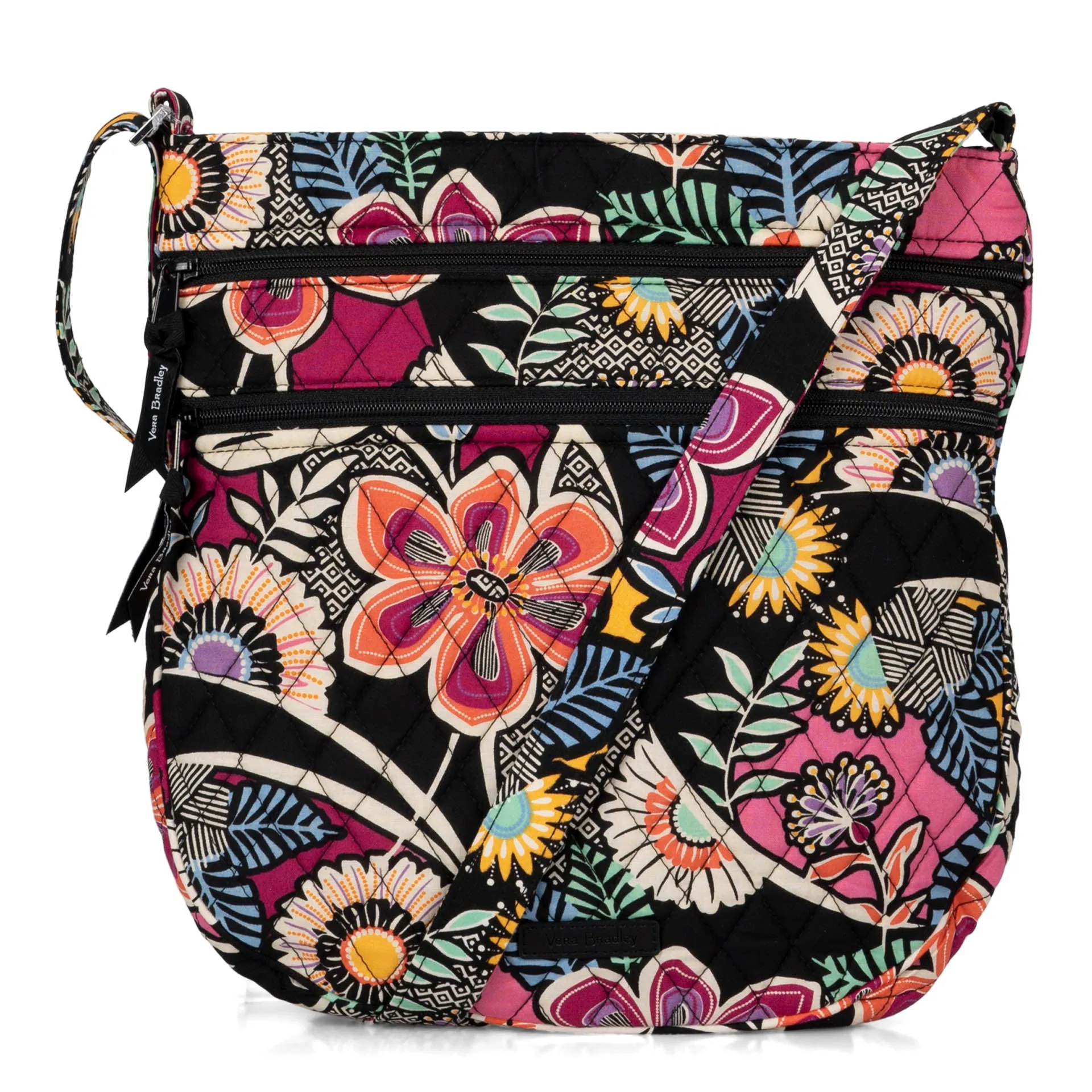 FINAL SALE Vera Bradley Trio Zip Hipster Crossbody Bag Kauai Floral sold by Bentley Leathers